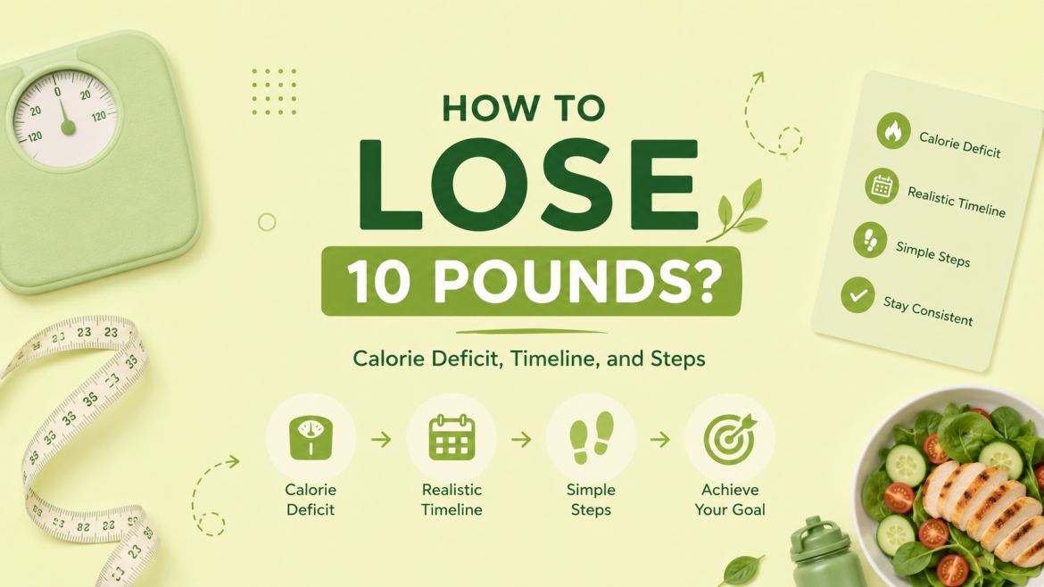 How to Lose 10 Pounds? Calorie Deficit, Timeline, and Steps
