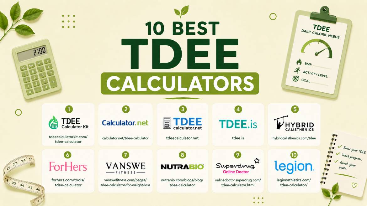 10 Best TDEE Calculators Ranked for Accuracy, Output, and Design