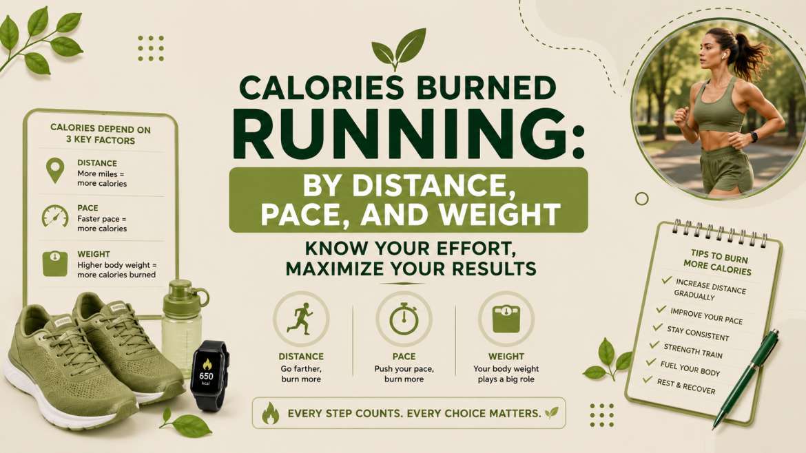 Calories Burned Running: By Distance, Pace, and Weight