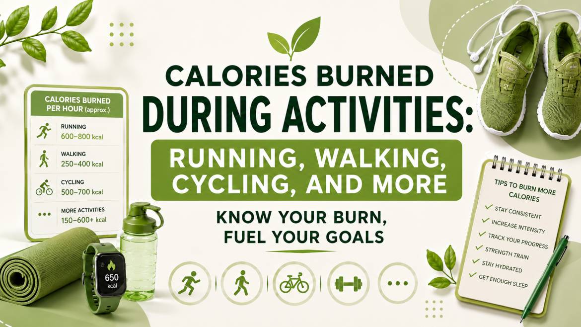 Calories Burned During Activities: Running, Walking, Cycling, and Swimming