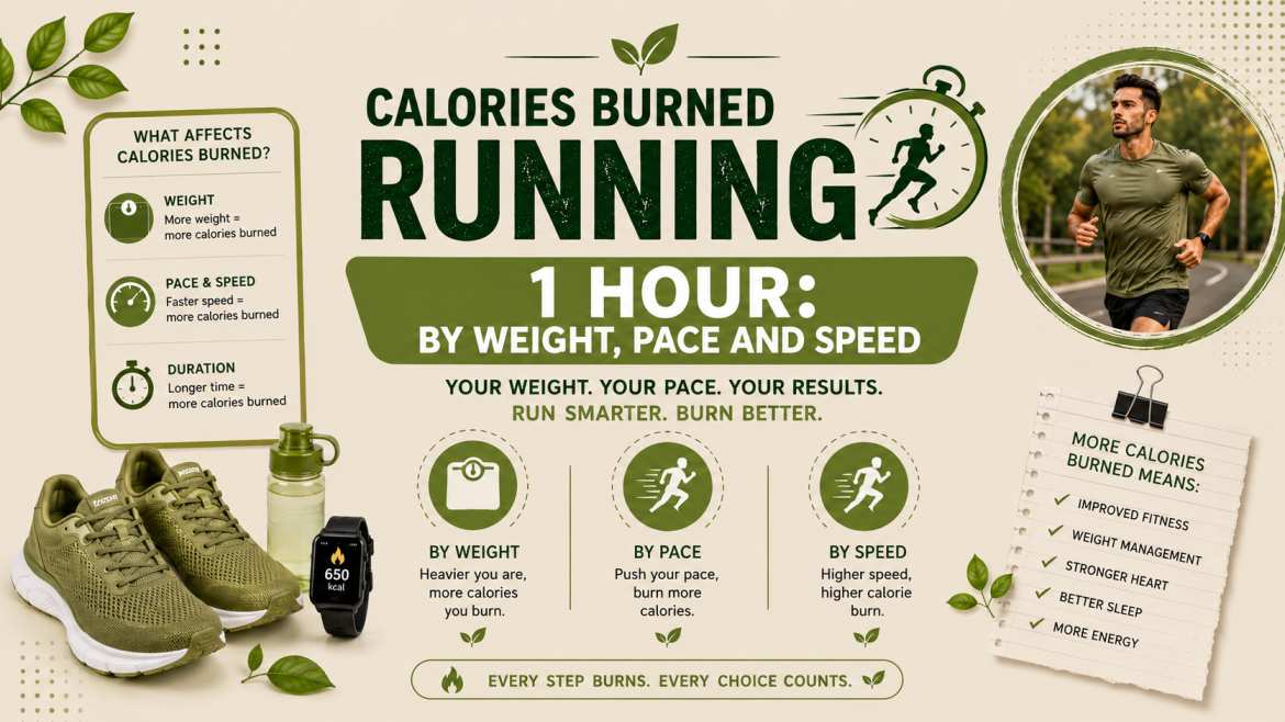 Calories Burned Running 1 Hour: By Weight, Pace and Speed