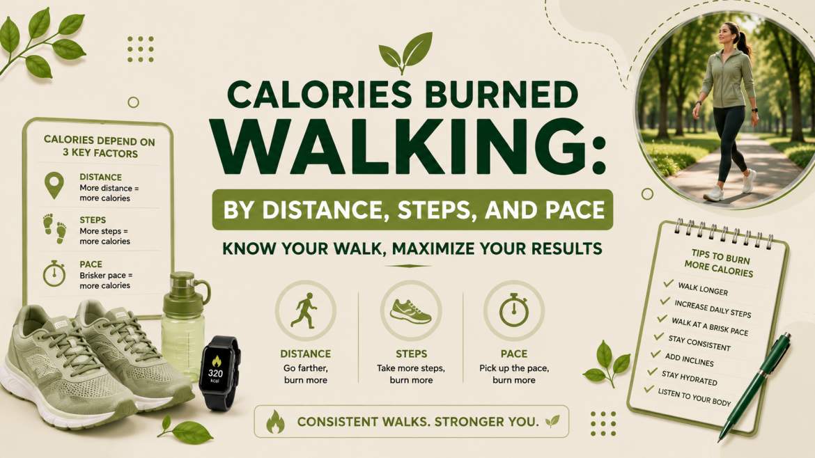 Calories Burned Walking: By Distance, Steps, and Pace
