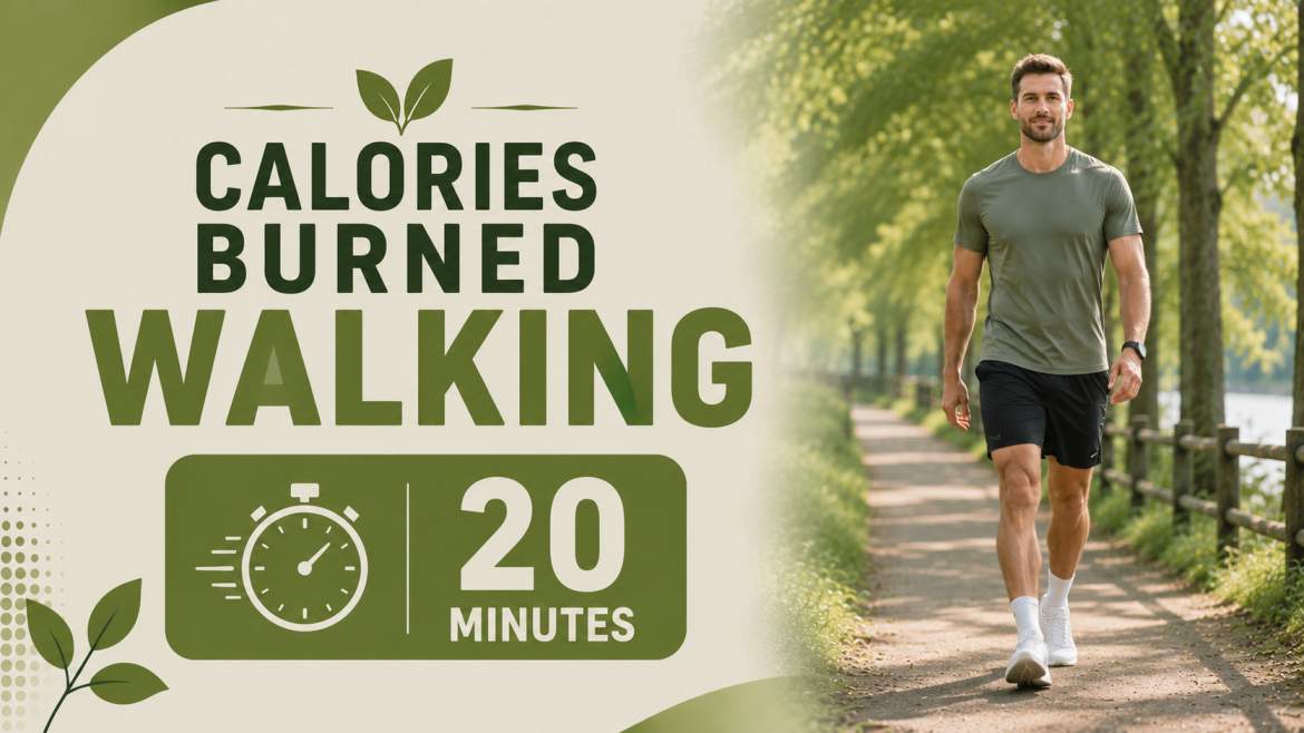 Calories Burned Walking 20 Minutes By Weight and Pace