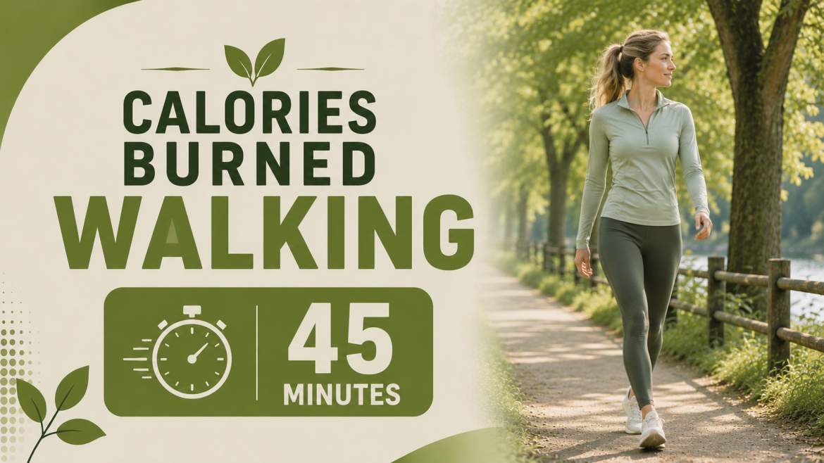 Calories Burned Walking 45 Minutes By Weight, Pace and Daily Walking