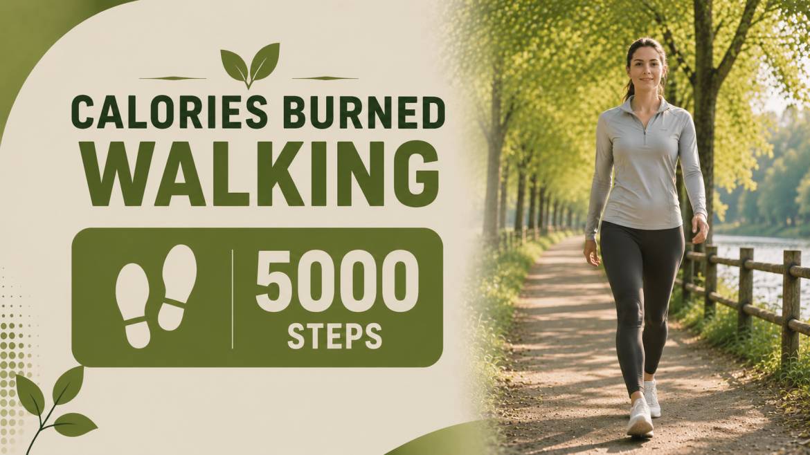 Calories Burned Walking 5000 Steps By Weight, Height and Pace