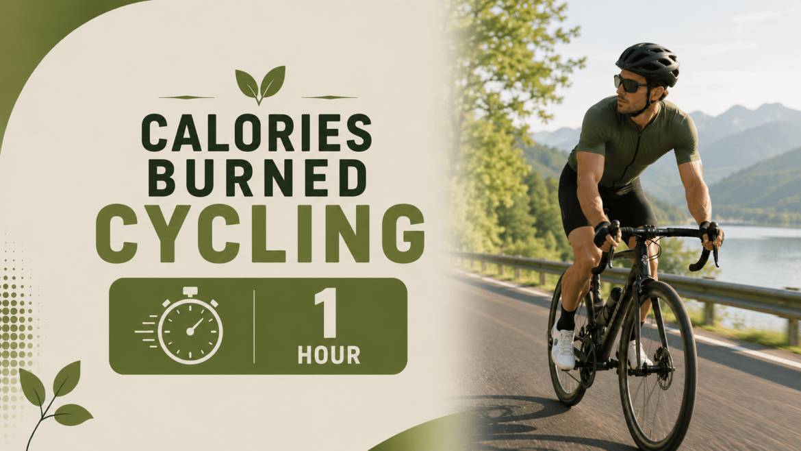 Calories Burned Cycling 1 Hour By Weight, Speed and Wattage