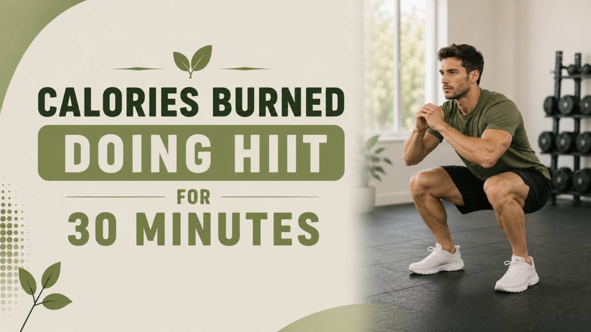 Calories Burned Doing HIIT for 30 Minutes By Weight and Intensity