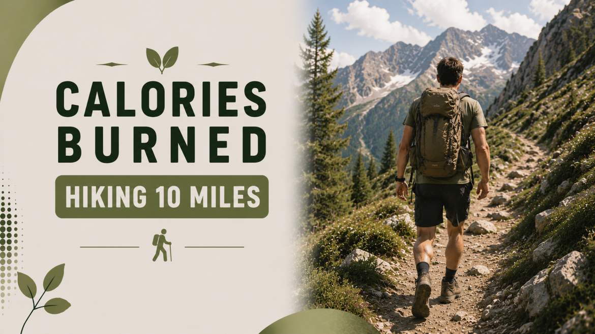 Calories Burned Hiking 10 Miles by Weight, Elevation and Pack Load
