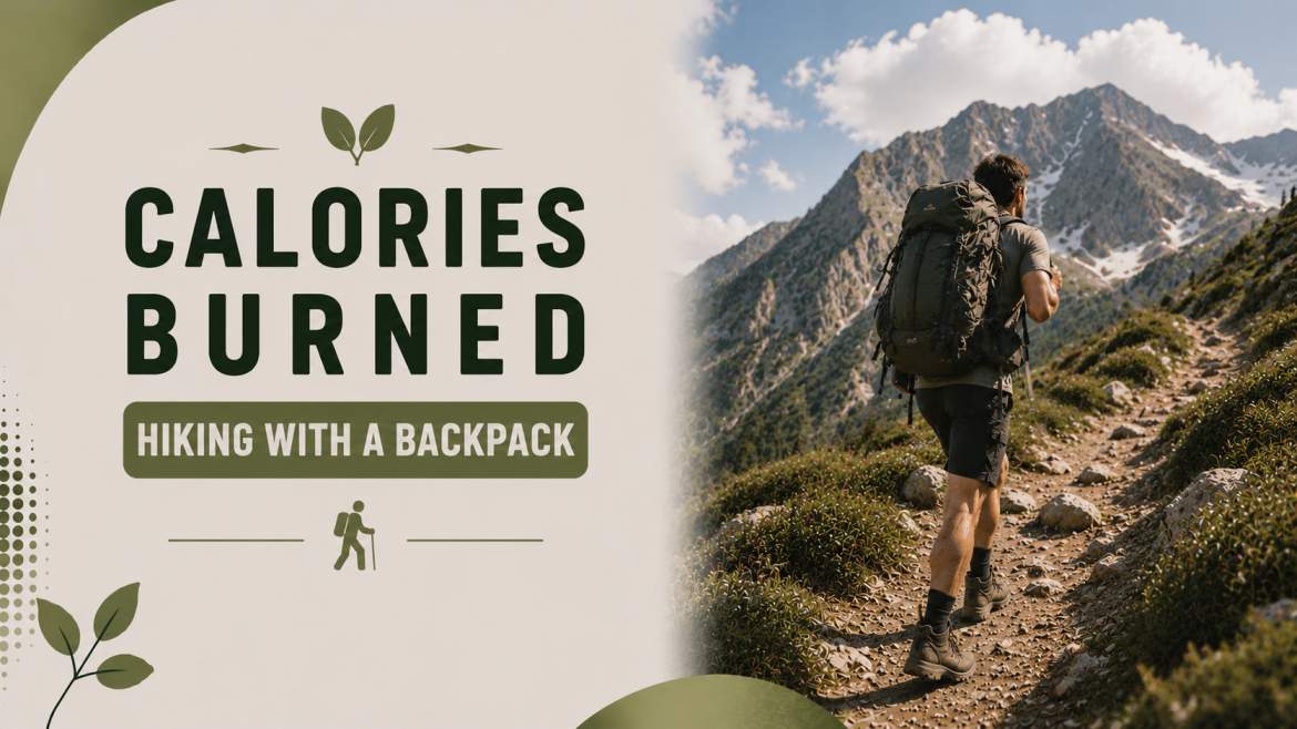 Calories Burned Hiking with a Backpack by Pack Weight and Body Weight