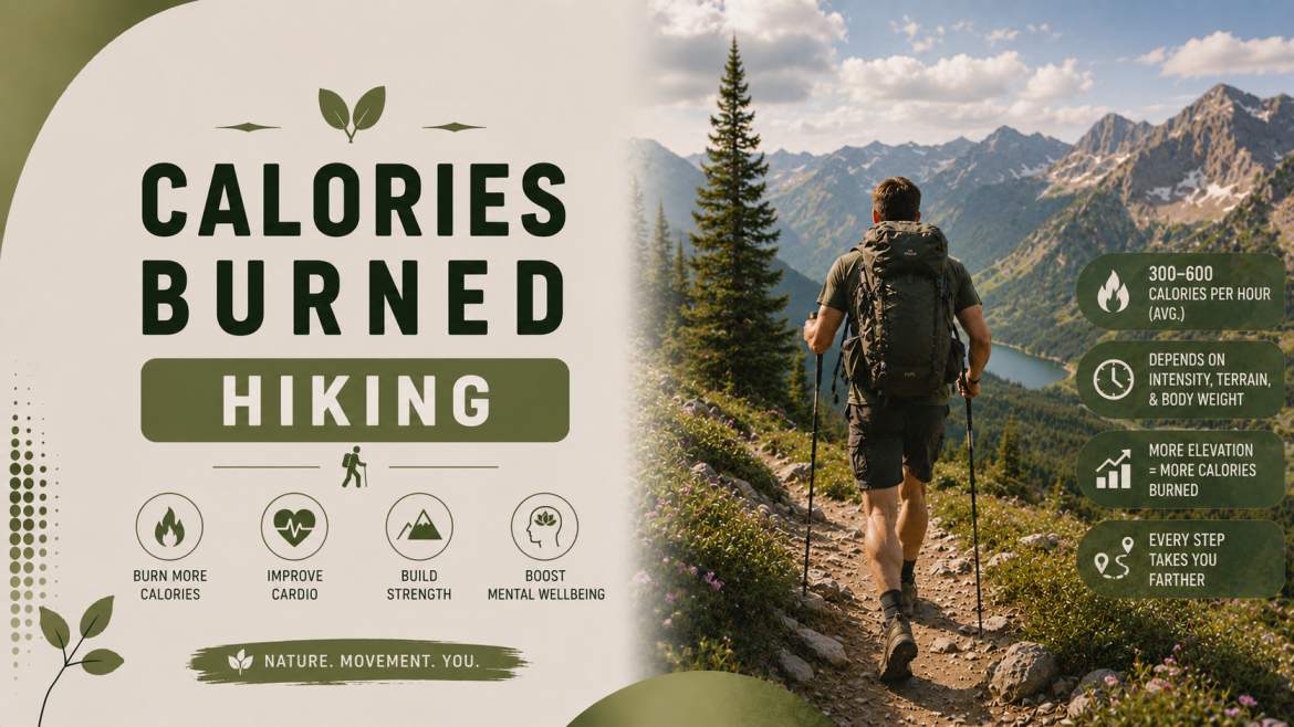 Calories Burned Hiking By Weight, Terrain, Pack Load and Distance