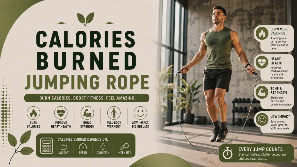 Calories Burned Jumping Rope by Weight and Time