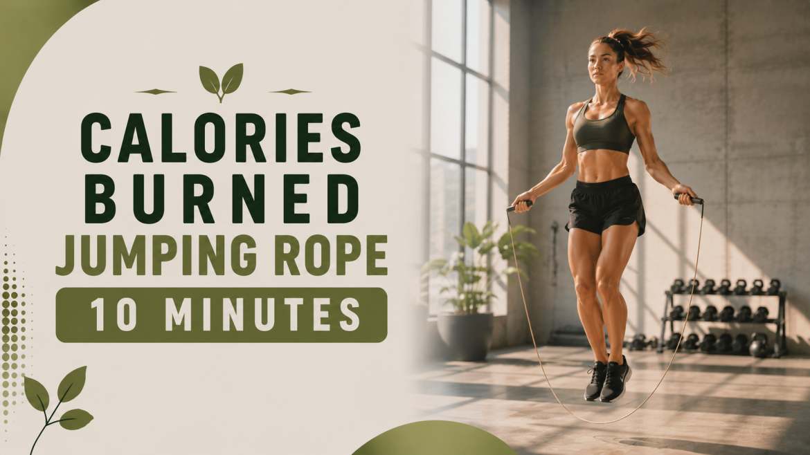 Calories Burned Jumping Rope 10 Minutes by Weight and Pace