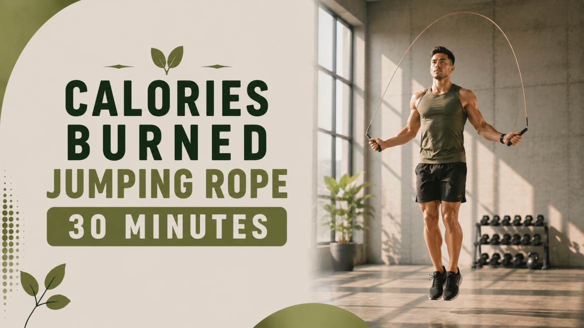 Calories Burned Jumping Rope 30 Minutes by Weight and Pace